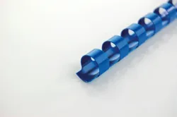 GBC Plastikbinder&uuml;cken 12mm A4 4028237 blau, 21 Ringe 100 St&uuml;ck