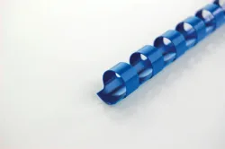 GBC Plastikbindr&uuml;cken 14mm A4 4028238 blau, 21 Ringe 100 St&uuml;ck