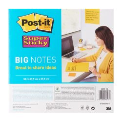 POST-IT Super Sticky Big Notes BN11-EU gelb, 30 Blatt 279x279mm