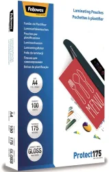 Fellowes, FELLOWES Laminiertasche A4 5308703 glanz, 175my 100 Stk
