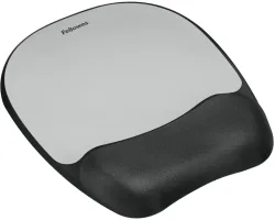 FELLOWES Handgelenkauflage mit Mauspad 9175801 silber