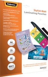 FELLOWES Laminiertasche A4 5602101 matt, Stylish 25 Stk.