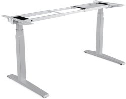FELLOWES Hubtischgestell Levado 8802001 silber, h&ouml;henverstellbar