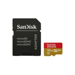 SANDISK Extreme microSDHC 32GB 80090 SDSQXAF-032G-GN6MA 100MBs