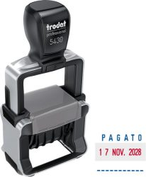 TRODAT Lagerstempel Pagato 5430IL-EK-RB 41x24mm Italienisch