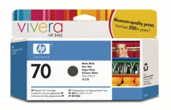 HP Tintenpatrone 70 schwarz matt C9448A DesignJet Z2100/3100 130ml