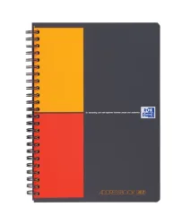 OXFORD Adressbuch International A5 100103165 Motiv grau,lini. 80g 72 Blatt