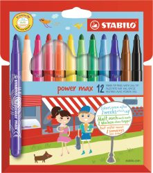 STABILO Fasermaler power max 980/1201 Etui 12 St&uuml;ck