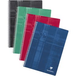 CLAIREFONTAINE Mosai Matris Spiralheft A4 81644 4mm, kariert, ass. 90 Blatt