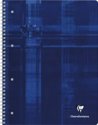 CLAIREFONTAINE Spiralheft Studium A4 8279 5mm, ass. 80 Blatt