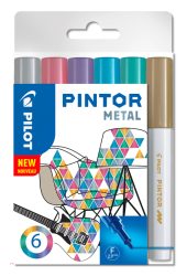 Pilots Pilot Marker Pintor Metal Fein, 6-er