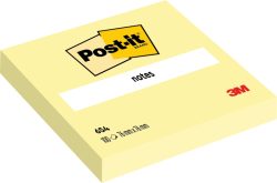 Post-it Haftnotiz 654 76 mm x 76 mm Gelb 100 Blatt