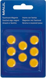 MAUL Magnete 15mm 6175213 gelb 8 St&uuml;ck