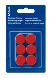 MAUL Magnete 20mm 6176225 rot 6 St&uuml;ck