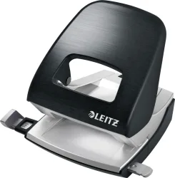 LEITZ B&uuml;rolocher NewNeXXt Metall 50060094 satin schwarz 30 Blatt