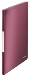 LEITZ Sichtbuch Style PP A4 39590028 granat rot 40 H&uuml;llen
