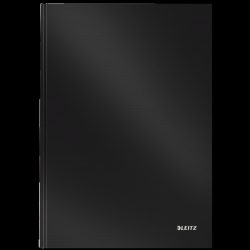 LEITZ Notizbuch Solid, Hardcover A4 46650095 liniert schwarz