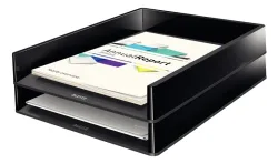 LEITZ Briefkorb Duo Color 53610095 schwarz