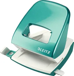 LEITZ B&uuml;rolocher NewNeXXt Metall 50081051 eisblau f&uuml;r 30 Blatt