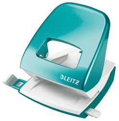 LEITZ B&uuml;rolocher NewNeXXt WOW 5.5mm 50082051 eisblau f&uuml;r 30 Blatt