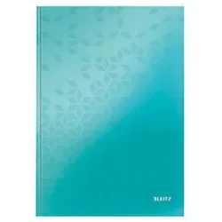 LEITZ Notizbuch WOW A4 46251051 liniert, 90g eisblau