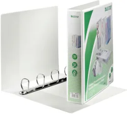 LEITZ Pr&auml;sentationsringbuch A4 42860001 weiss 4R 40mm