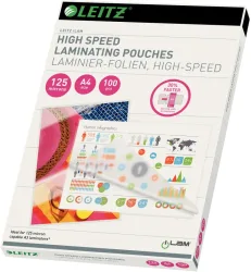 LEITZ Laminiertasche A4 74300002 glanz, 125my 100 Stk