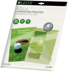 LEITZ Laminiertasche A4 74790000 glanz, 80my 25 Stk