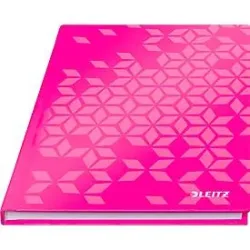 LEITZ Notizbuch WOW A5 46271023 liniert, 90g pink
