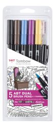 Tombow Brushpen ABT Dual 5 Farben