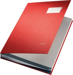 LEITZ Unterschriftsmappen 57000025 rot 20 F&auml;cher