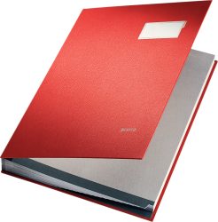 LEITZ Unterschriftsmappen 57000025 rot 20 F&auml;cher