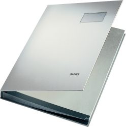 LEITZ Unterschriftsmappen 57000085 lichtgrau 20 F&auml;cher