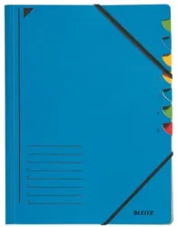 LEITZ Ordnungsmappe A4 39070035 blau 7 F&auml;cher