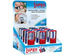 WEDO Rechtecklupe mit LED-Licht 271751599 15 St&uuml;ck, Display