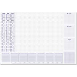 SIGEL Schreibunt. Lilac 3J.59.5x41cm HO355 weiss, D/E/NL, MO-SO 30Bl.