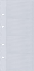SIGEL Visitenk.-Ringb.H&uuml;llen 90x58mm VZ350 1-reihig, A-Z, 10 St&uuml;ck