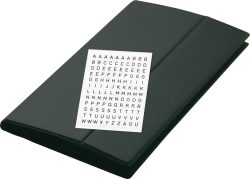 SIGEL Visitenkarten-Mappe 300x180mm VZ175 schwarz f&uuml;r 288 Karten