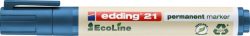 Edding Permanentmarker edding 21 permanent marker EcoLine Blau wasserfest: Ja 4-21003
