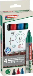 EDDING Boardmarker 28 EcoLine 1.5-3mm 28-E4 4-farbig ass.