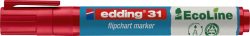EDDING Flipchart Marker 31 1.5-3mm 31-2 rot