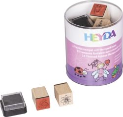 HEYDA Stempel-Dose 204888487 Prinz./Feen 15 St&uuml;ck