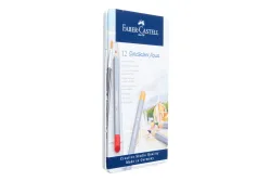 Faber-Castell, FABER-CASTELL Goldfaber Aquarellstift 114612 12er Metalletui