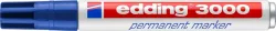 EDDING Permanent Marker 3000 1.5-3mm 3000-3 blau, wasserfest