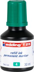 EDDING Nachf&uuml;lltuschen T25 T-25-4 gr&uuml;n 30ml