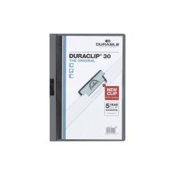 DURABLE Klemmhefter DURACLIP 30 2200/57 f&uuml;r 30 Blatt A4 anthrazit