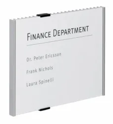 DURABLE T&uuml;rschild Info Sign A4 480723 silber, aluminium 297x210mm