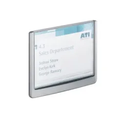 DURABLE T&uuml;rschild Click Sign 486137 graphit,Kunststoff 149x105.5mm