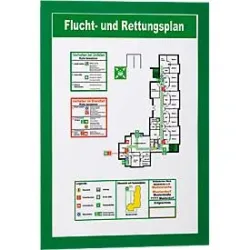 DURABLE Sichtfenster Duraframe 4872/05 gr&uuml;n, selbstklebend 2 Stk.