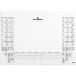 DURABLE Schreibunterlage 57x41cm 7292-02 Kalenderblock, 2021-2022